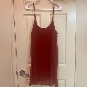 Cardinal colored dress light weight